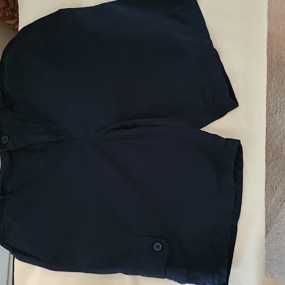 Liz Claiborne women's dark blue cargo shorts 10 - Picture 2 of 8